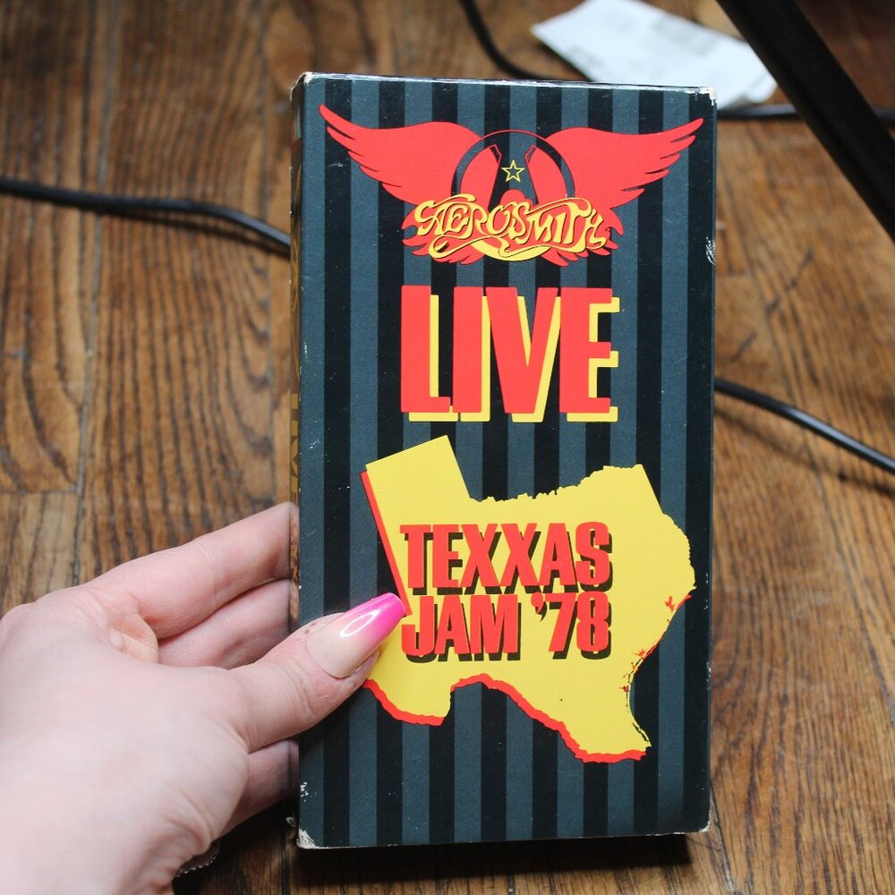 Aerosmith LIVE Texxas Jam '78 Tour VHS concert